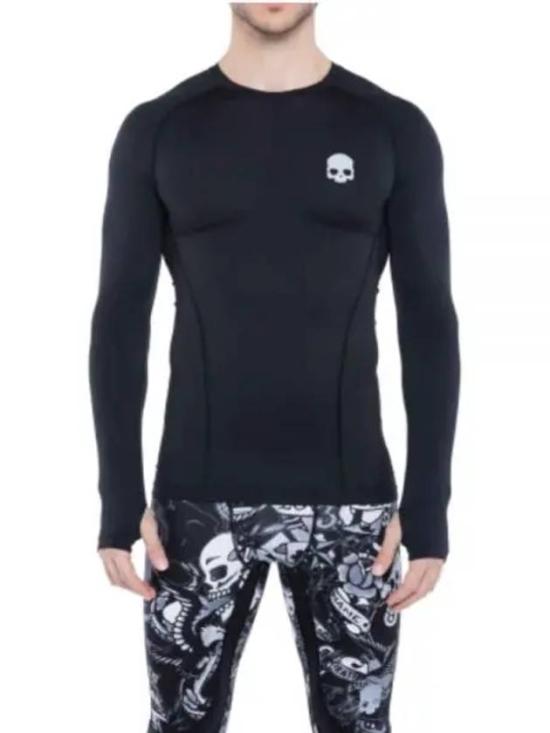  하이드로겐 긴팔 티셔츠 R00405007 BLACK DOM