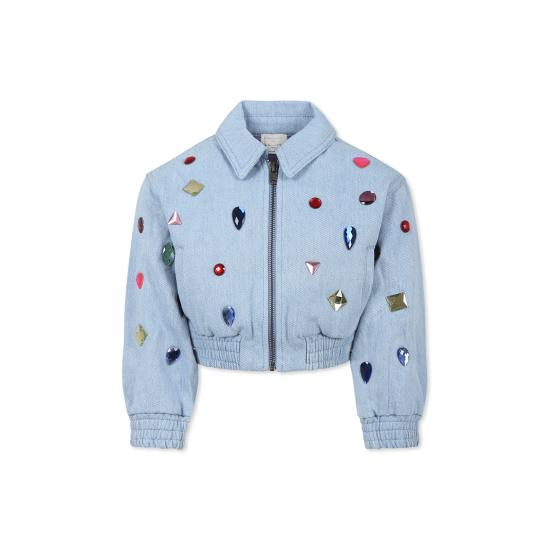 25SS [키즈] 스텔라 맥카트니 데님 자켓 TW2A67 Z0746 600 DENIM