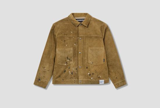 24FW 네이버후드 자켓 드립 스웨이드 재킷 242SZNH-JKM03 베이지