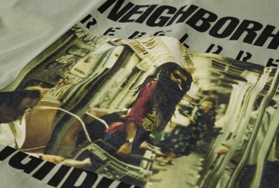24FW 네이버후드 반팔 티셔츠 NH X REBEL DREAD HARDWARE . TEE SS-2 242PCRDN-ST02S 그린 - NEIGHBORHOOD