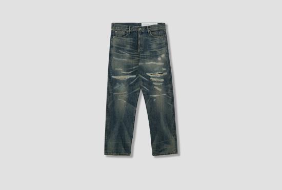 24FW 네이버후드 데님 팬츠 SAVAGE DENIM DP 베이직 팬츠 242XBNH-PTM08 블루