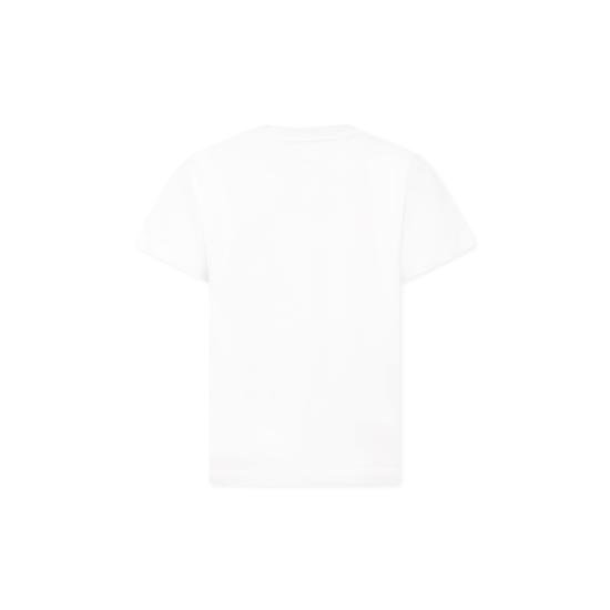 25SS [키즈] 발망 티셔츠 BW8A81 Z0082 100 WHITE - BALMAIN