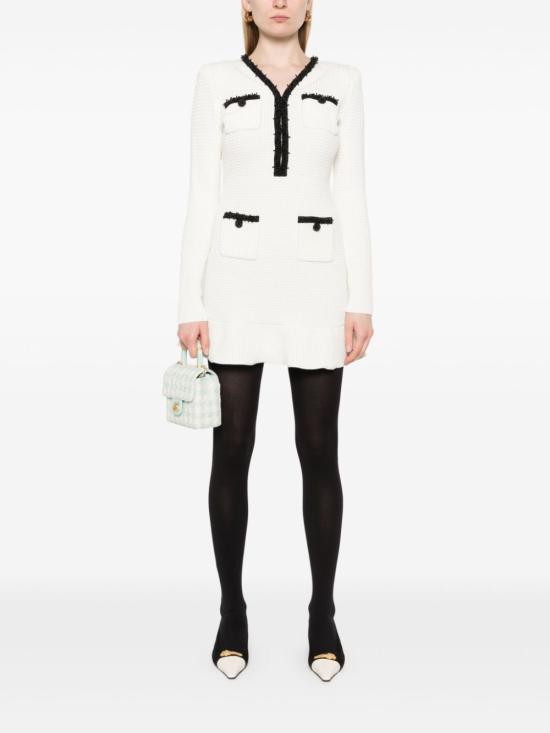 25SS 셀프 포트레이트 숏 원피스 RS25087SW WHITE - SELF PORTRAIT