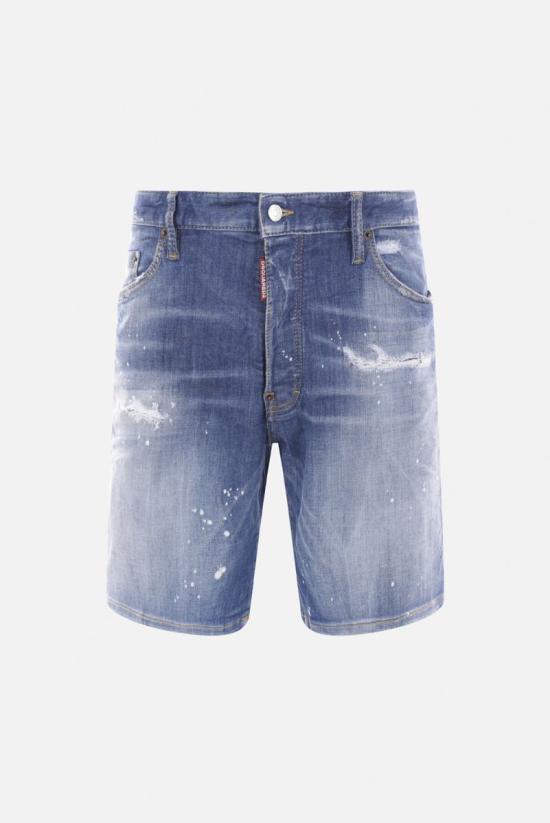 25SS 디스퀘어드2 데님 숏팬츠 S74MU0881S30872470 Navy