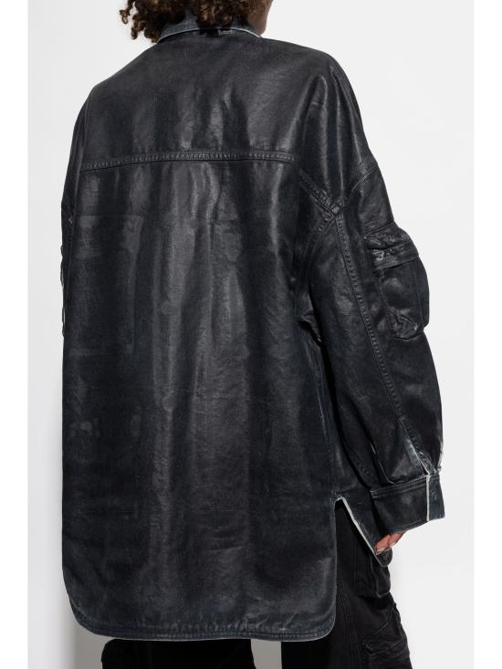 25SS 디 아티코 봄버 자켓 250WCB00048 184 NAVY BLUE - THE ATTICO