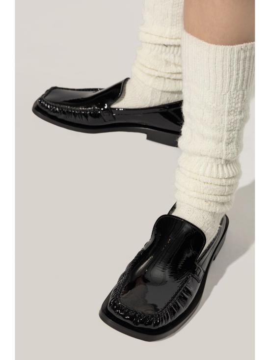 25SS 디 아티코 로퍼 250WSH00856 100 BLACK - THE ATTICO