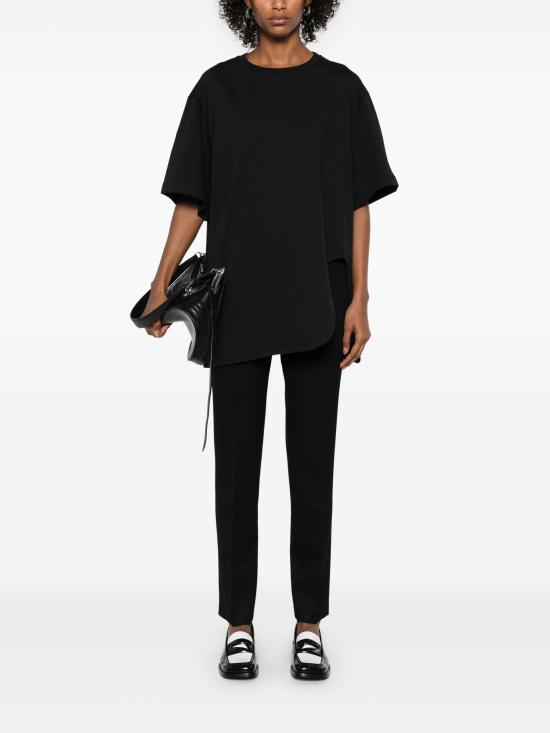 25SS 디 아티코 반팔 티셔츠 250WCT00350 100 BLACK - THE ATTICO