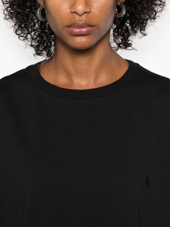 25SS 디 아티코 반팔 티셔츠 250WCT00350 100 BLACK - THE ATTICO