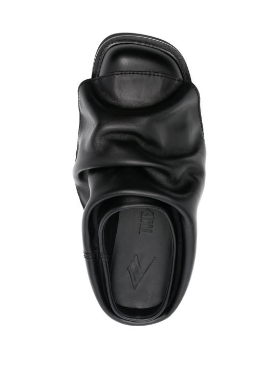 25SS 디 아티코 뮬/슬리퍼 250WSH00855 100 BLACK - THE ATTICO