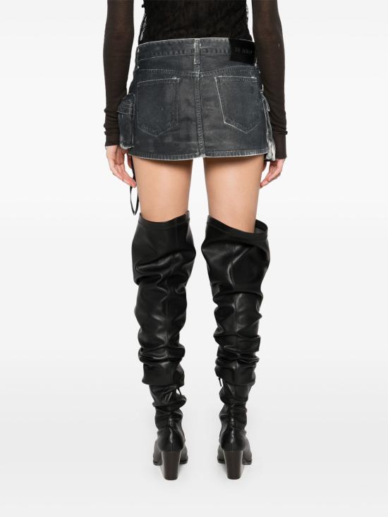 25SS 디 아티코 데님 스커트 250WCR00136 184 NAVY BLUE - THE ATTICO