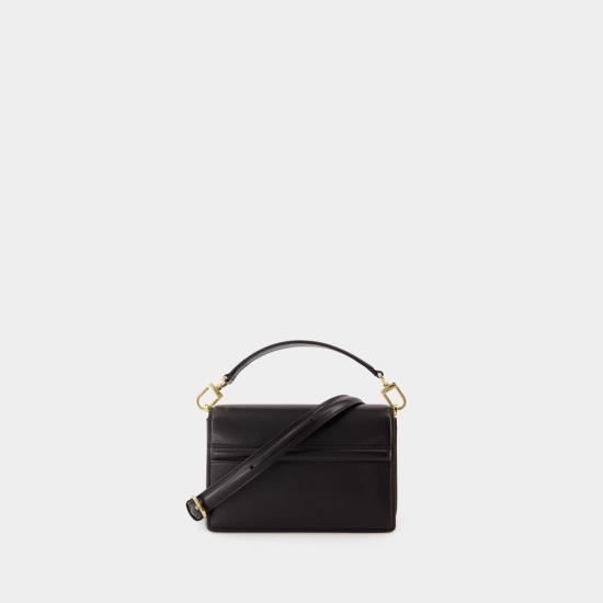  토템 숄더백 244 WAL0049 LE0025 001 BLACK DOM - TOTEME