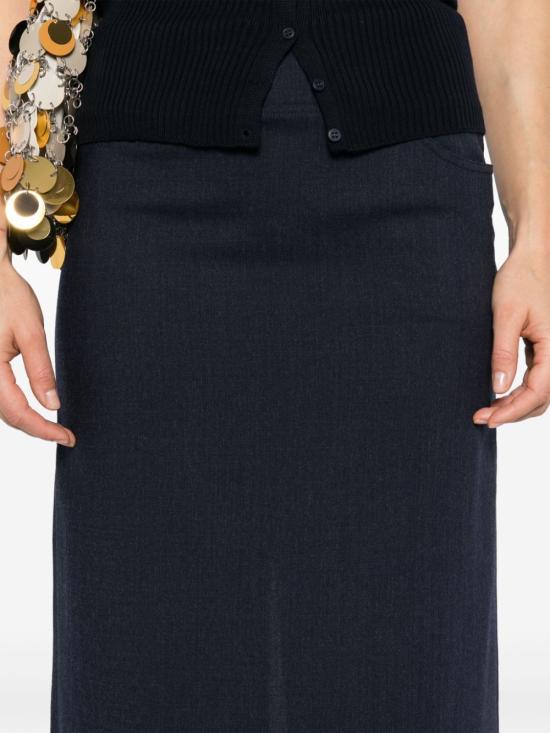  팔로마울 미디 스커트 TV4001134 NAVY DOM - PALOMA WOOL