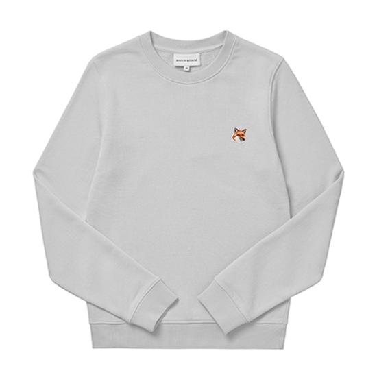  메종키츠네 긴팔 티셔츠 LW00302KM0001H120 LIGHT GREY MELANGE DOM