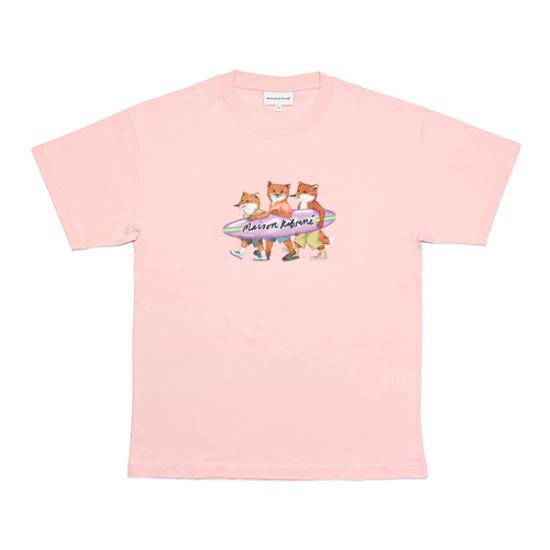  메종키츠네 반팔 티셔츠 MW00116KJ0136P616 MILK SHAKE DOM