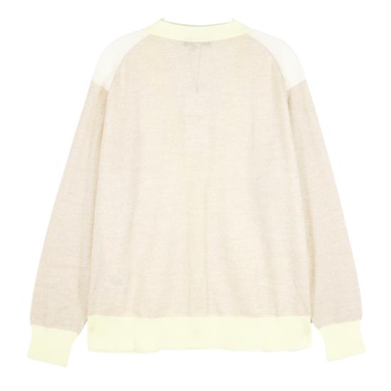  메종키츠네 가디건 MW00505KT1036P701 ECRU DOM - MAISON KITSUNE