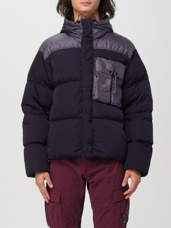  씨피 컴퍼니 에코 크롬-R 믹스드 고글 다운 자켓 에코 크롬-R 믹스드 고글 다운  17CMOW032A006369M790 PURPLE DOVE DOM