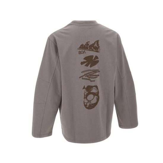  로아 긴팔 티셔츠 RBMW0252JY20GRY0026 CITY SKYLINE DOM - ROA