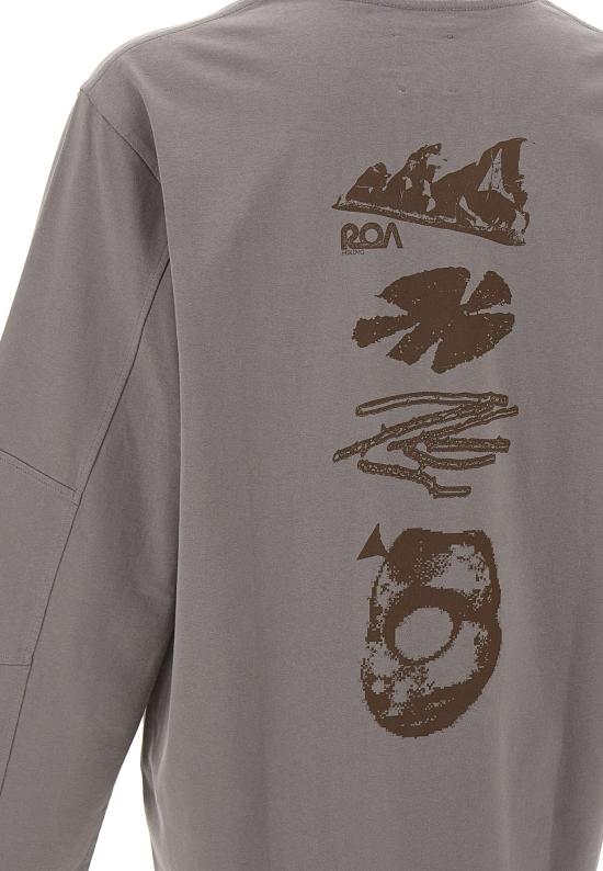  로아 긴팔 티셔츠 RBMW0252JY20GRY0026 CITY SKYLINE DOM - ROA
