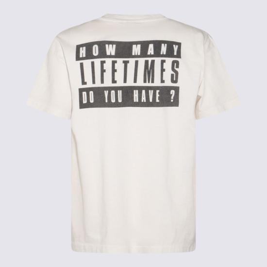  세인트 미카엘 반팔 티셔츠 SMYS80000C01WHITE DOM - SAINT MXXXXXX