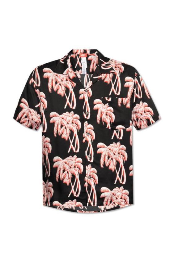  디젤 반팔 셔츠 A13169 0KLAR E6785 DOM