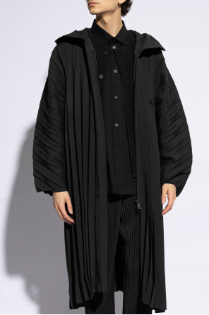  옴므 플리세 이세이 미야케 롱패딩 HP46FA31615 BLACK DOM - HOMME PLISSE' ISSEY MIYAKE