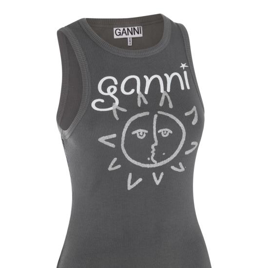  가니 민소매 티셔츠 T3782490 DOM - GANNI