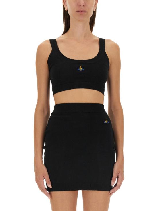  비비안웨스트우드 민소매 티셔츠 1803003ZY001VN401 BLACK DOM