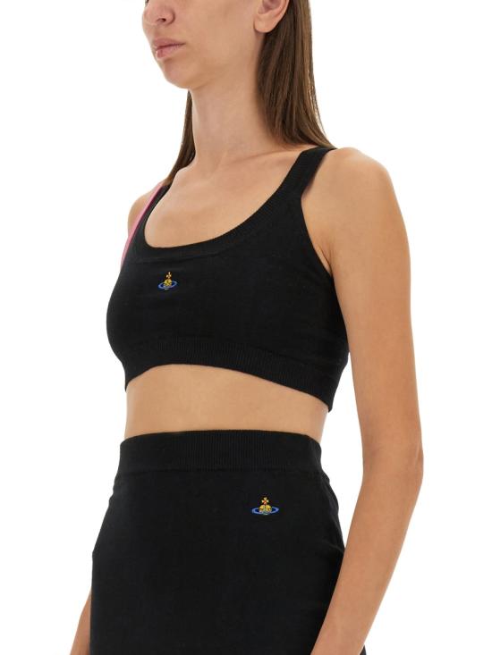  비비안웨스트우드 민소매 티셔츠 1803003ZY001VN401 BLACK DOM - VIVIENNE WESTWOOD