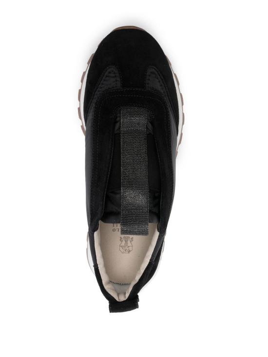  브루넬로 쿠치넬리 여성 트레이너 레더 스니커즈 MZSFG2127C101 BPG - BRUNELLO CUCINELLI