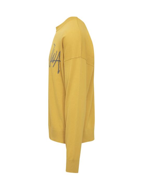  JW앤더슨 스웨터 KW0605YN0008199 YELLOW GREY MELANGE DOM - JW ANDERSON