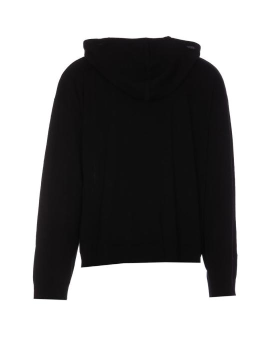  JW앤더슨 후드 티셔츠 KW0809YN0170901 BLACK WHITE DOM - JW ANDERSON