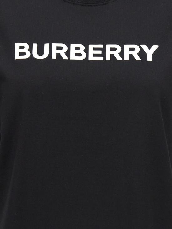 25SS 버버리 로고 코튼 티셔츠 8080324 BLACK DOM - BURBERRY