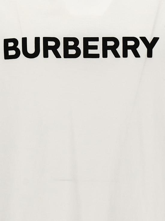 25FW 버버리 로고 반팔 티셔츠 8084234WHITE White - BURBERRY