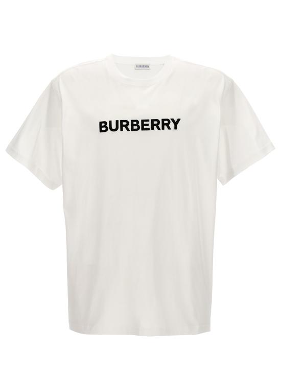 25FW 버버리 로고 반팔 티셔츠 8084234WHITE White