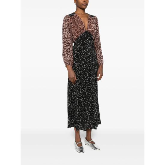 25SS 릭소 롱 원피스 KAILA LEOBR BLACK - RIXO