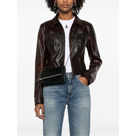 25SS 알렉산더 맥퀸 크로스백 813329 1VDBS 1000 BLACK - ALEXANDER MCQUEEN