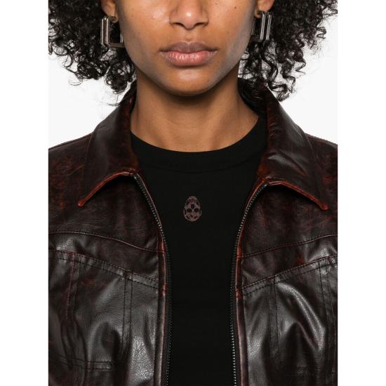 25SS 알렉산더 맥퀸 반팔 티셔츠 819193 QLAEH 1000 BLACK - ALEXANDER MCQUEEN