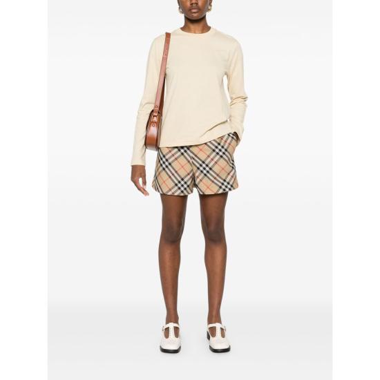 25SS 버버리 숏팬츠 8106890 ES24 WW TE B9368 NEUTRALS BLACK - BURBERRY