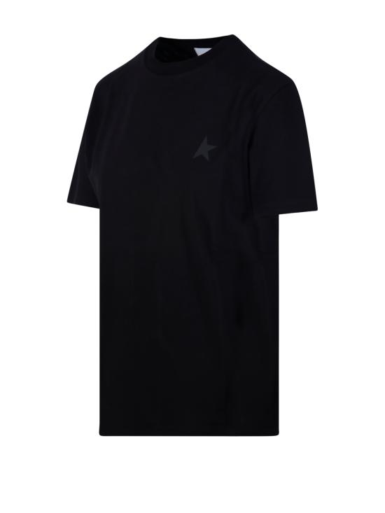 25SS 골든구스 반팔 티셔츠 GWP01220 P000593 90100 BLACK - GOLDEN GOOSE