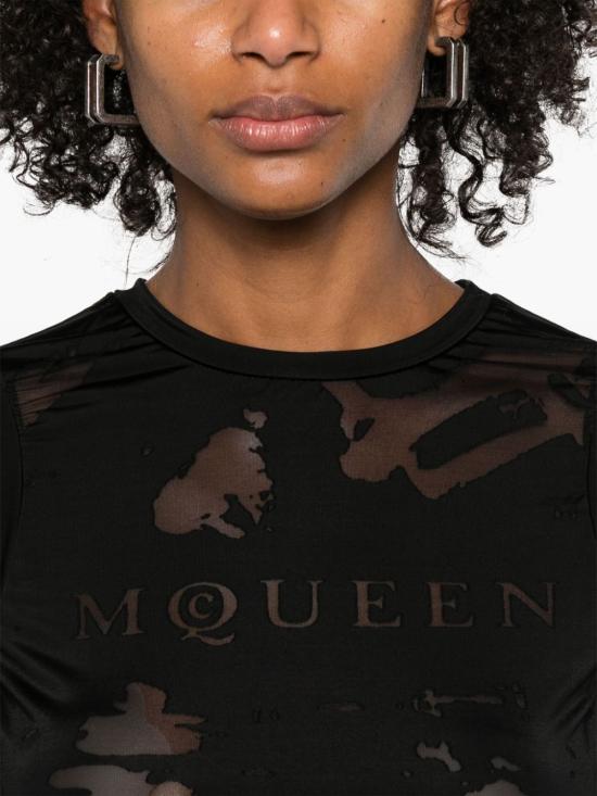 25SS 알렉산더 맥퀸 블라우스 815574QCAL0 1000 - ALEXANDER MCQUEEN