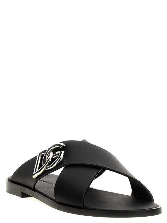  돌체앤가바나 뮬/슬리퍼 A80440AO60280999 Black - DOLCE & GABBANA