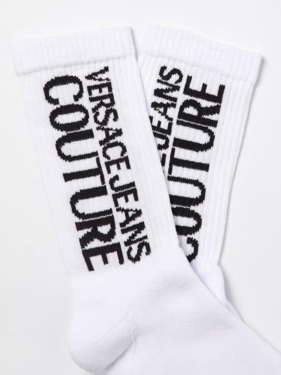 24FW 베르사체 양말 77HA0J03ZG081 L02 White - VERSACE