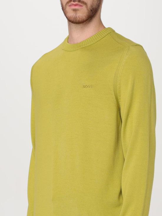 25FW 보스 터틀넥 50501762 398 Yellow - BOSS