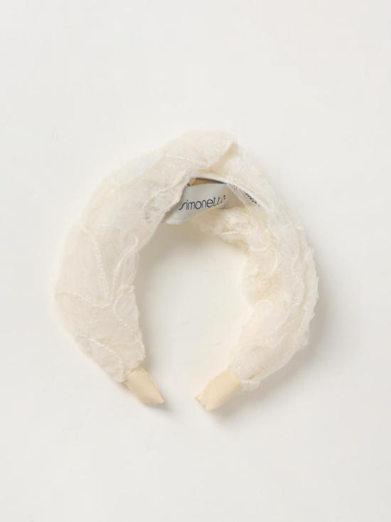 25FW [키즈] 시모네타 헤어 액세서리 SU0B14U0146 104 Yellow Cream