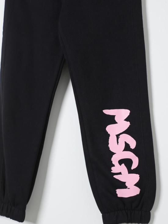 25FW [키즈] 엠에스지엠 트레이닝/조거 팬츠 F4MSJUFP063 110 08 Black 1 - MSGM