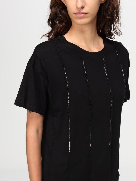  리우조 반팔 티셔츠 WF4224J6308 22222 Black - LIU JO