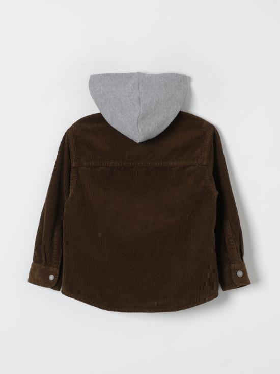 24FW [키즈] 골든구스 캐주얼 자켓 GKP02047P00172855615 Brown - GOLDEN GOOSE