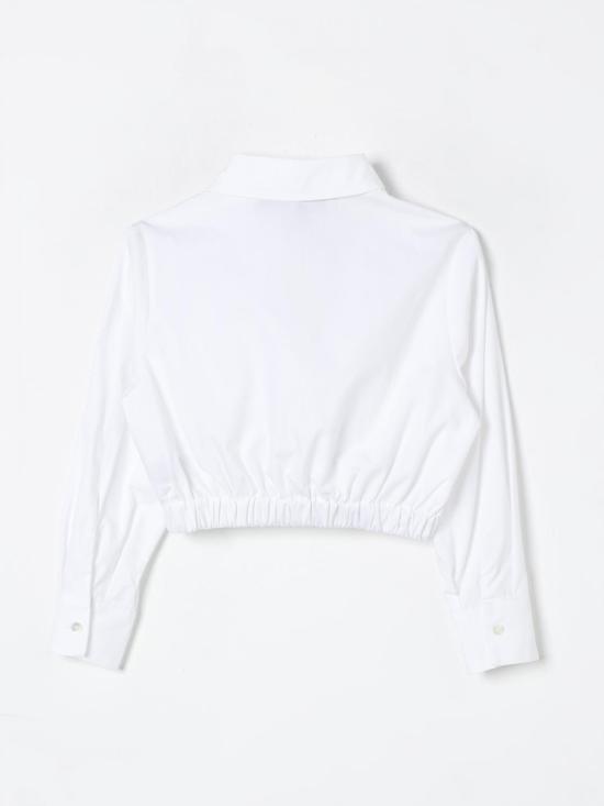 25FW [키즈] 시모네타 셔츠 SV5A60P0013 100 White - SIMONETTA