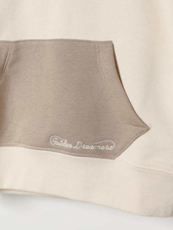 25FW [키즈] 골든구스 트레이닝 상의 GKP02044P00174515654 Yellow Cream - GOLDEN GOOSE