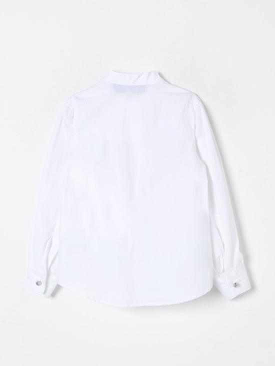 25FW [키즈] 시모네타 셔츠 SV5A70P0013 100 White - SIMONETTA